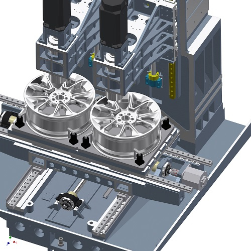 雙休心T輪轂專用機(jī)的加工效果如何？